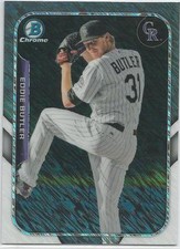 Eddie Butler Chicago Cubs 2015 Bowman Chrome Farm's Finest Mini