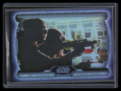 2015 Topps Star Wars Masterwork Companions Rainbow c9 Dr. Evazan Ponda Baba /299
