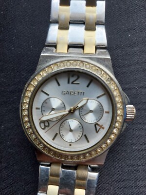 GABETTI watch Women s Fashion Wristwatch Faux Multi Dial Crystal Bezel Working