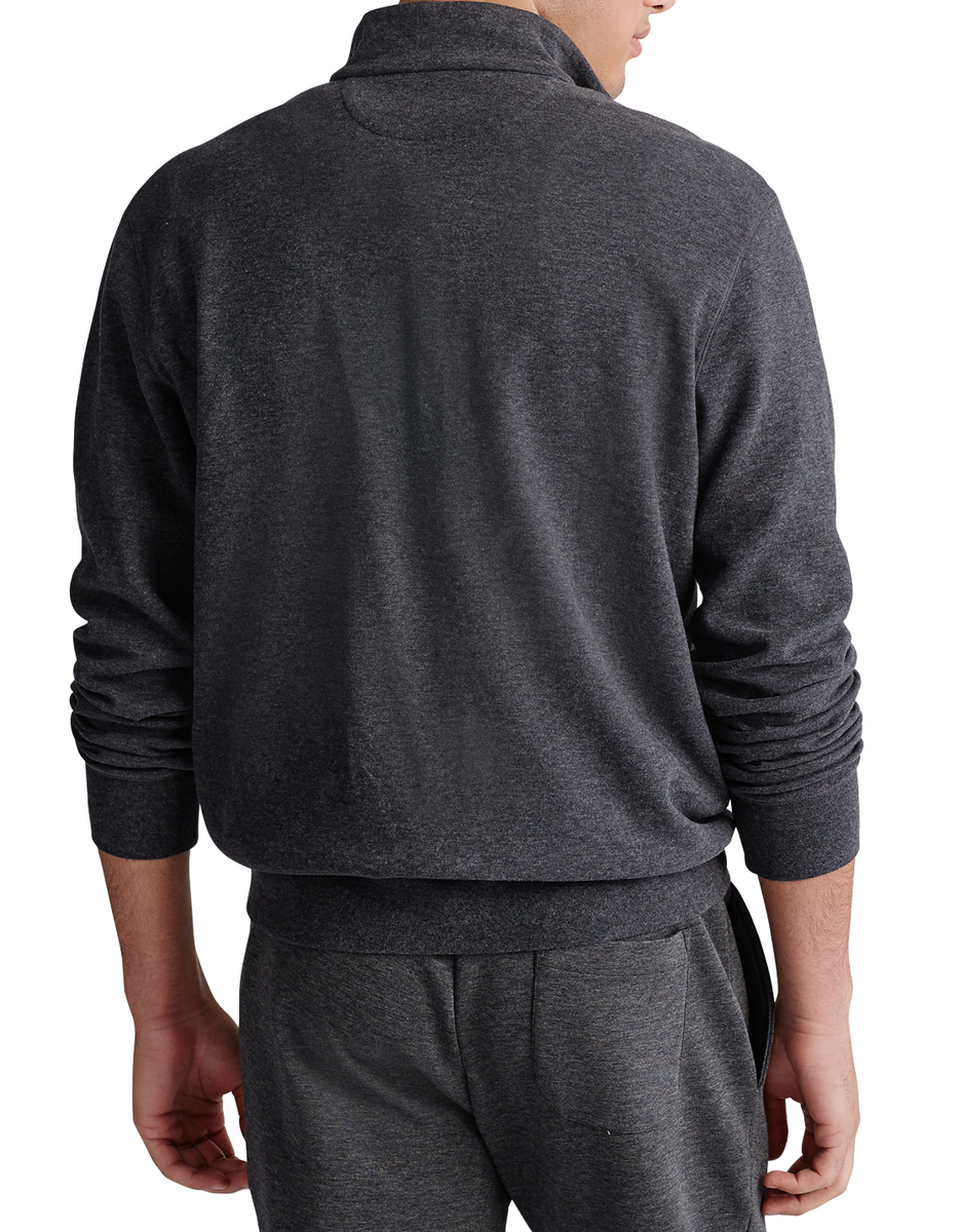 Polo by Ralph Lauren ダークグレー ジャンパー M POLO RALPH LAUREN Men's Dark Grey Heather Luxury Jersey 1/4