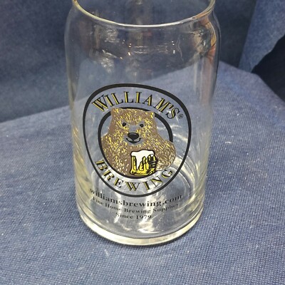 Vintage Collector's Souvenir Beer Glass William's Brewing Company