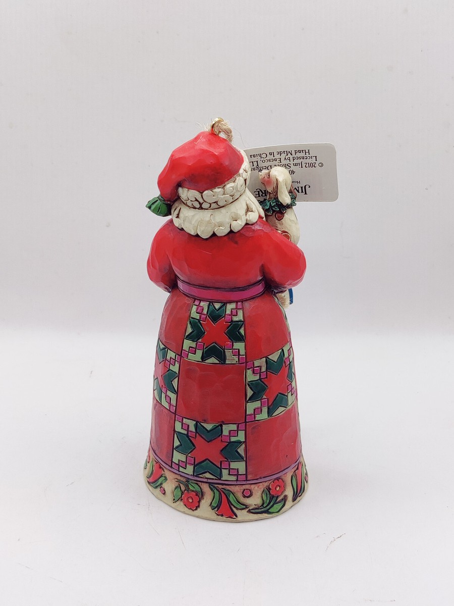 Faithful Friends Santa w/ Puppy 4022918 Jim Shore Heartwood Enesco