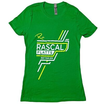 NWOT Rascal Flatts Riot Tour 2015 Graphic {Next Level Apparel} T-Shirt ...