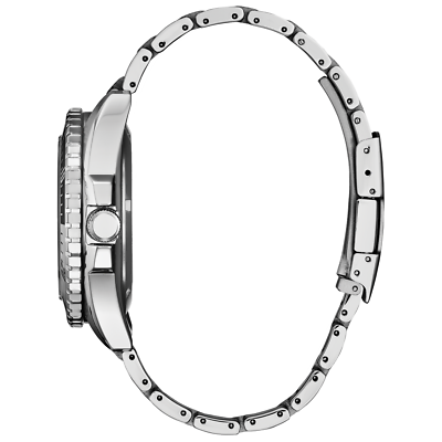 Citizen Men's Automatic Silver Blue Stainless Steel Watch 42MM