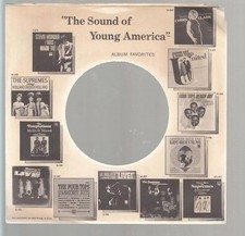 Company Sleeve 45 MOTOWN Black w/ Picture Catalog Logo on