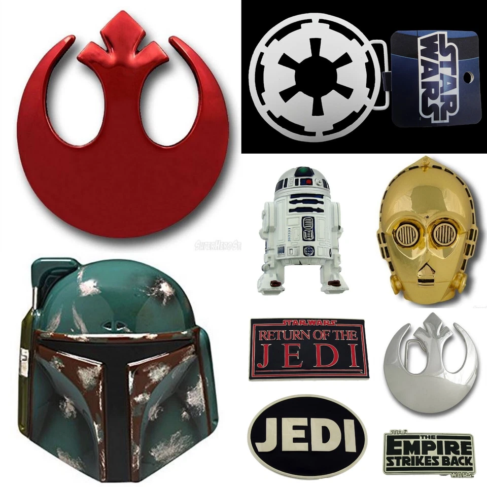 Star Wars Hebilla de Cinturón Halloween Hombres Disfraz Juegos con disfraces Boba Fett Rock Rebelde Western Foto 2 de 4