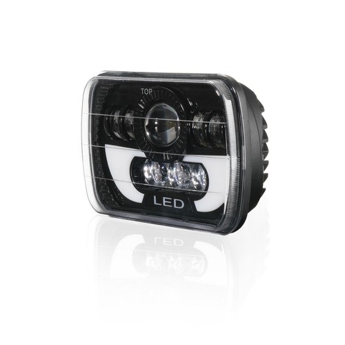 For Mitsubishi Mighty-Max 1983-1995 DOT Pair 7x6" LED Headlight DRL Hi/Lo Beam - Picture 12 of 12