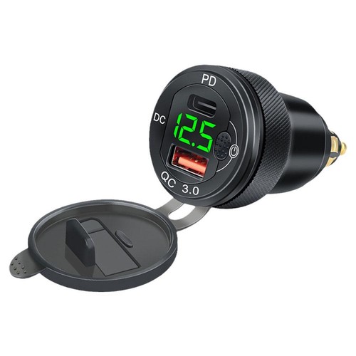 Do Bmw-Dual Usb Ładowarka-Hella-Din Wtyczka Gniazdo Adapter Motocykl Hot./Nowy - Zdjęcie 18 z 21