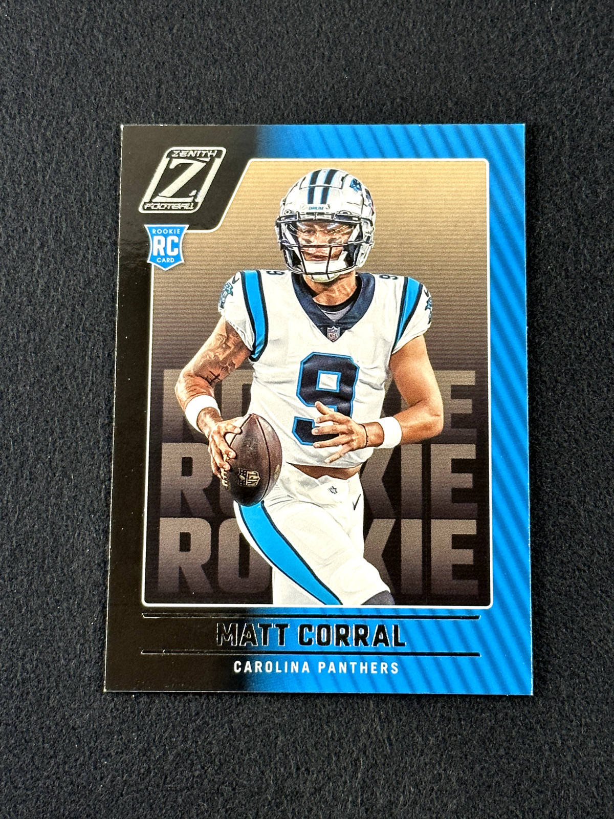 2022 Panini Zenith MATT CORRAL Rookie RC #102 Carolina Panthers