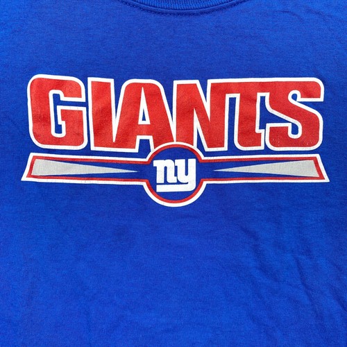 New York Giants Double Logo Cotton Long Sleeves T-shirt Men's Size L Royal Blue - Bild 8 von 10