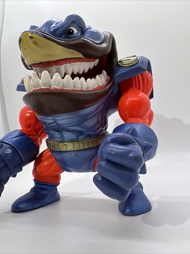 Vintage 1995 Street Wise Street Sharks Super Slammu Action Figure Mattel - Picture 3 of 21
