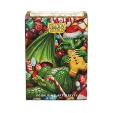 Dragon Shield Brushed Art Sleeves: Christmas 2024 (100 ct) Standard Size - NEW