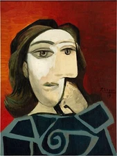 "Dora Maar" by Pablo Picasso Poster Giclee Print, 17 x 22
