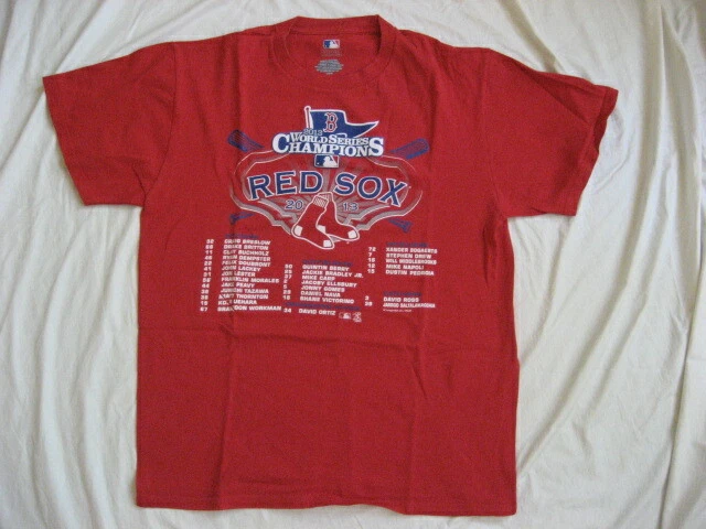 boston red sox world series shirt