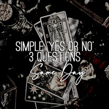 simple 'yes or no,' 3 questions, SAME DAY tarot reading