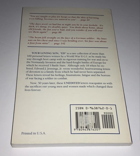 YOUR LOVING SOSON, ED"" Taschenbuch Buch (NEU/TOLL/WII NON-FICTION) - Bild 8 von 8