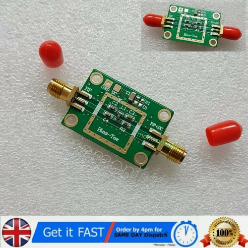 RF Biaser Bias Tee 10MHz6GHz FOR HAM radio RTL SDR LNA Low Noise