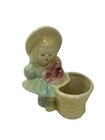 Vintage Shawnee Planter Yellow Girl with Basket # 534