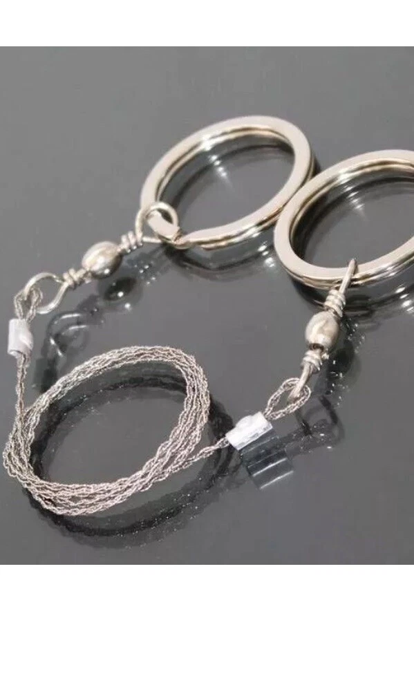 Portable Stainless Steel Wire Saw Cutter Hunting Camping Travel