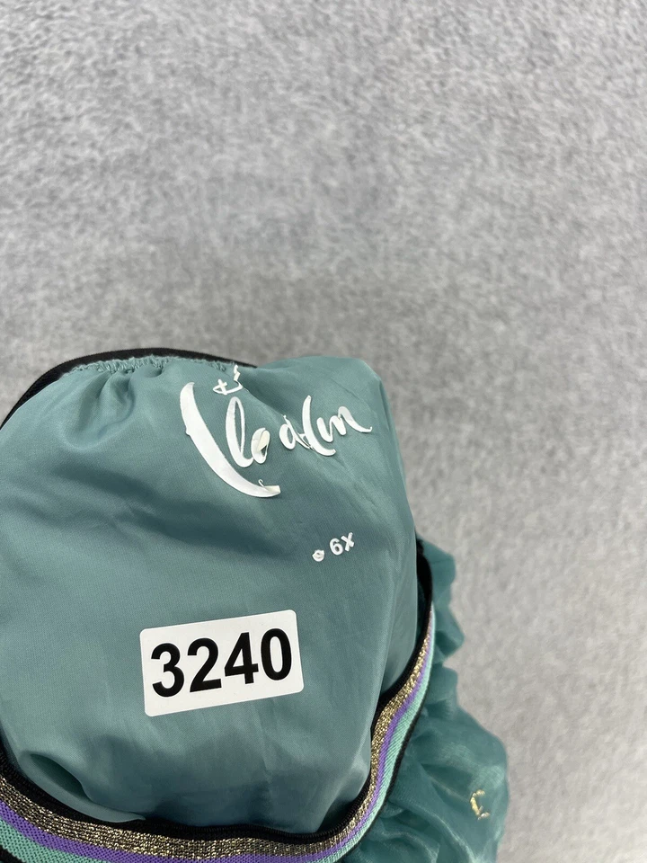 Disfraz Disney Niñas Skit Aladdin Pull on Tul Teal Talla 6X Foto 4 de 4