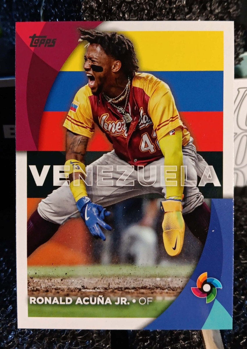 2023 Topps Series 2 #WBC-16 Ronald Acuna Jr. Venezuela World