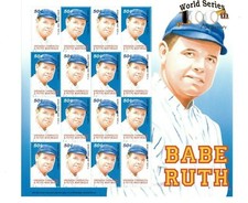 Grenadines 2005  - Babe Ruth  - Sheet of Sixteen  - MNH