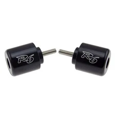 Weight Slider Black For Yamaha YZF 06-19 R1 Handle Bar End CNC R6 Engraved Stop