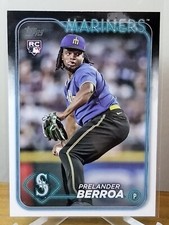 PRELANDER BERROA 2024 Topps Series One Baseball RC #36 Seattle Mariners Pitcher 