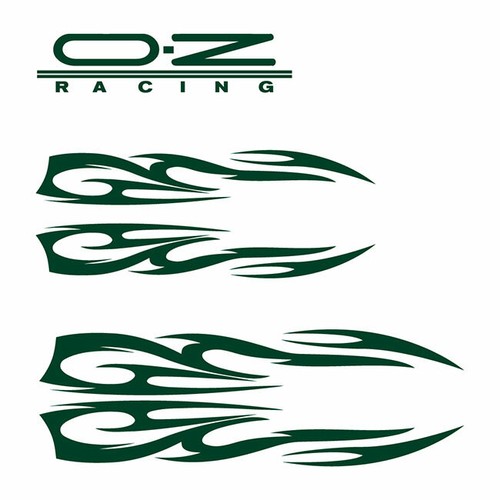 Automotive 5pc OZ Style Racing Decal Set Multiple color Made n USA - 第 8/56 張圖片