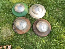 Vintage V8 Car Truck Hub Caps 4 Pieces Antique Hot Rod Rat Rod 12 Diameter