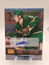 2021-22 Skybox Metal Universe - Calen Addison - #PP-34, Auto, Sapphire Prem Pros