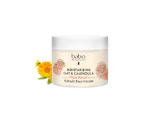 Babo Botanicals Moisturizing Oat  Calendula Miracle Face Cream - Shea Butter -
