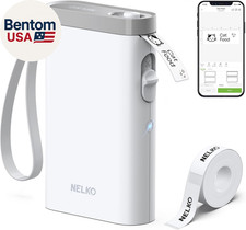 Label Maker Machine with Tape, P21 Bluetooth Label Printer, Wireless Mini Label