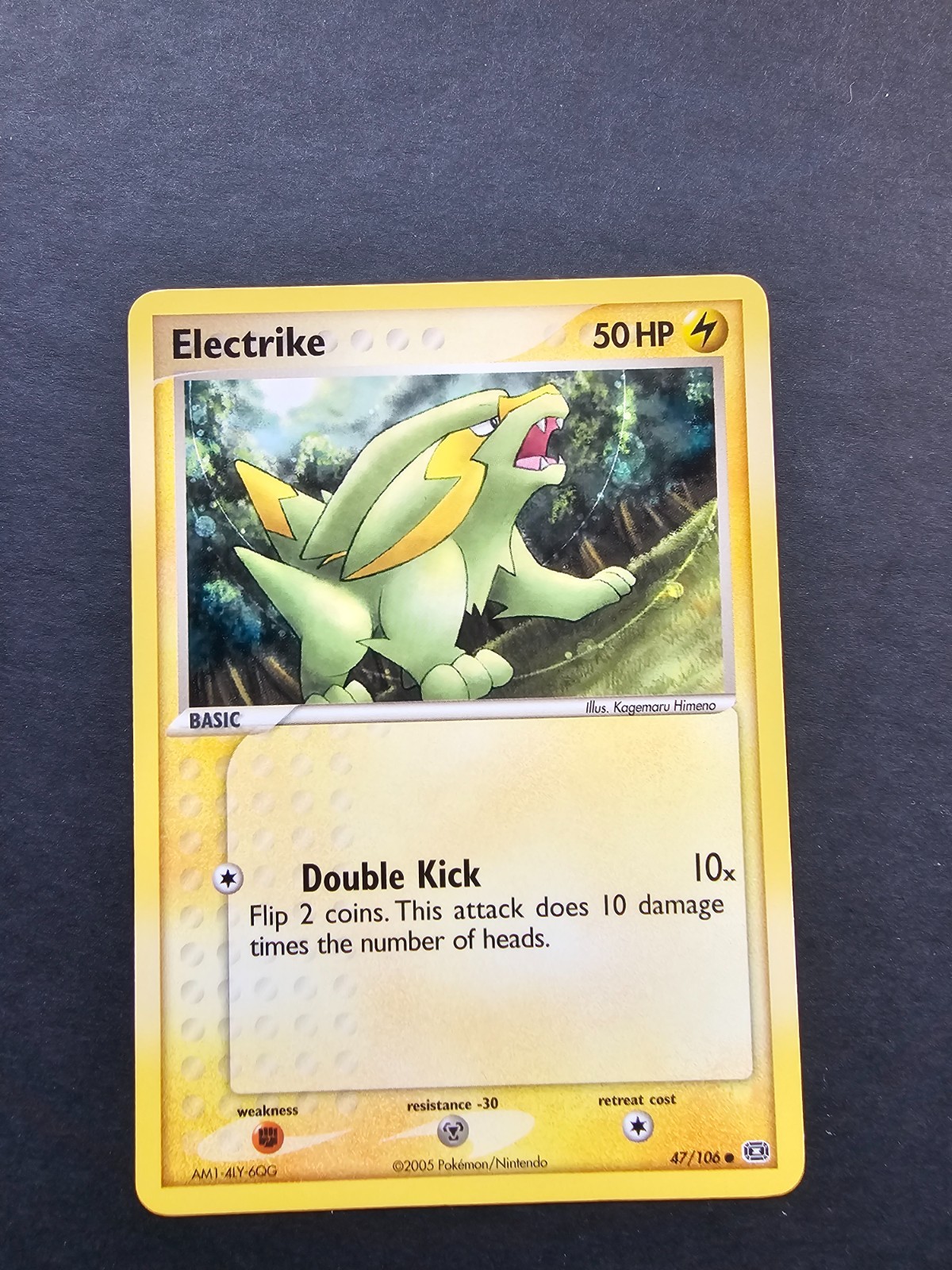 Pokémon Electrike 47/106 EX Emerald Vintage NM