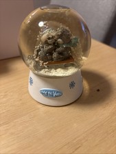 Tatty Teddy Snow Globe Bears on a Sledge Me to You
