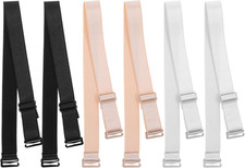 3 Pairs Bra Straps, 18MM Width Adjustable Bras Strap Replacement for Women, Mult