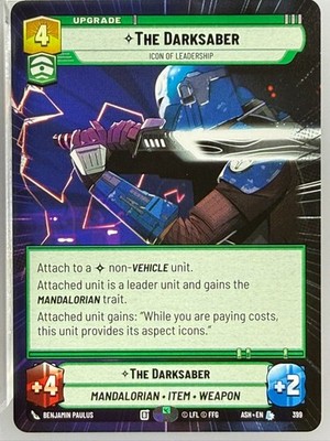 Star Wars Unlimited - The Darksaber Hyperspace 399