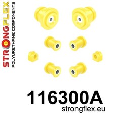 STRONGFLEX PU HINTERACHSBUCHSEN SATZ SPORT MERCEDES W123 U. A. 14MM 111821 GELB STRONGFLEX PU HINTERACHSBUCHSEN SATZ SPORT MERCEDES W123 U. A. 14MM 111821 GELB