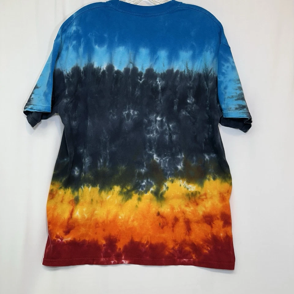 Led Zepplin U.S. Tour 1975 T-Shirt Vintage Style Tie Dye Size Large Short Sleeve - Image 4 of 4