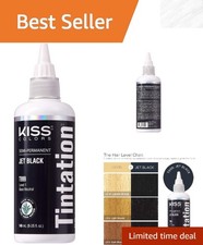 Bold Jet Black Tintation Hair Dye - 5 Fl Oz of Ammonia-Free Semi-Permanent Color