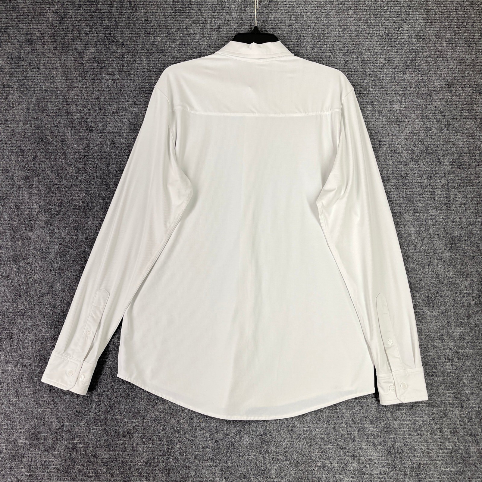 Unbranded White Performance Button Down Shirt Men… - image 4