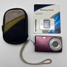 Nikon Coolpix S550 Digital Camera 10.0MP  w/ Case and Card - TESTED