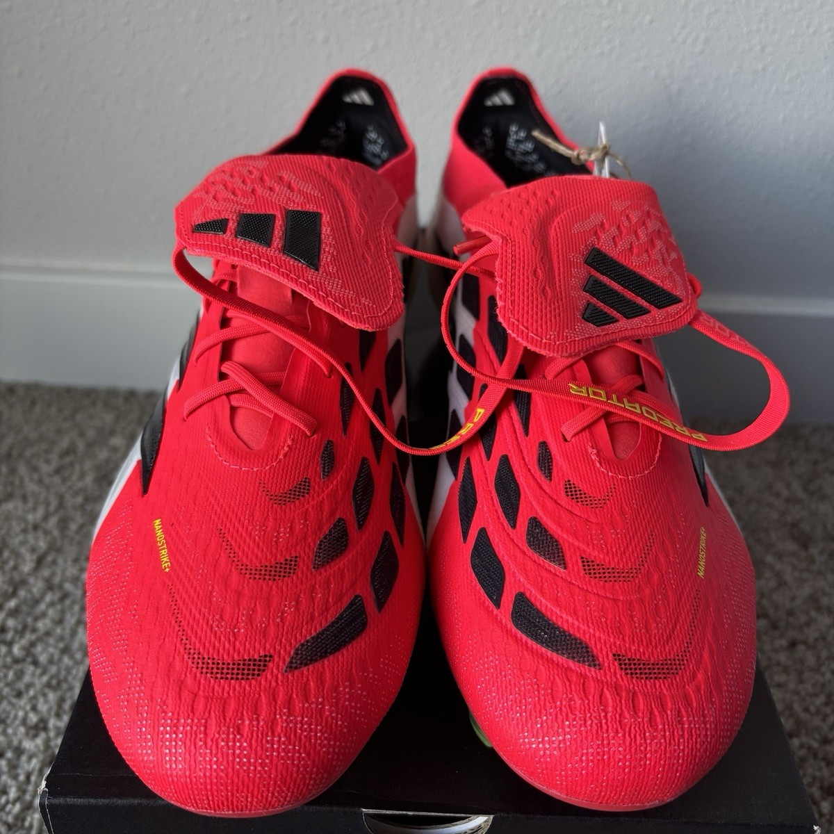 Adidas Predator Elite FT FG Lucid Red JS0380 Size 9.5 New