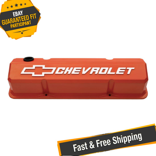 Proform 141-924 Slant-Edge Valve Covers for 59-86 Chevy Small Block 262-400 V8