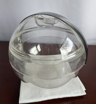 1960s Guzzini Mid-Century Modern Ice Bucket ''Stella'' Paolo Tilche Lucite - READ