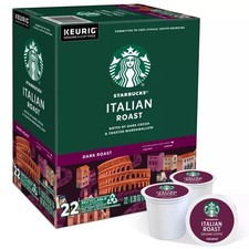 Starbucks Italian Roast Single Serve Coffee K-Cup Pods   88 ct