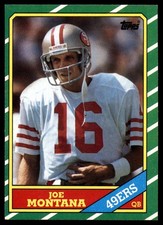 1986 Topps #156 Joe Montana Near Mint 49ers              ID:151530