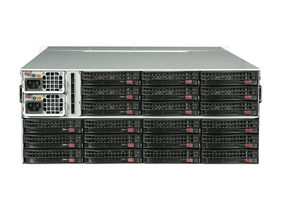 Supermicro 45 Bay CSE-847 JBOD 847E26-RJBOD1 2x PSU, 45x Disk Trays, OHNE SCHIENEN