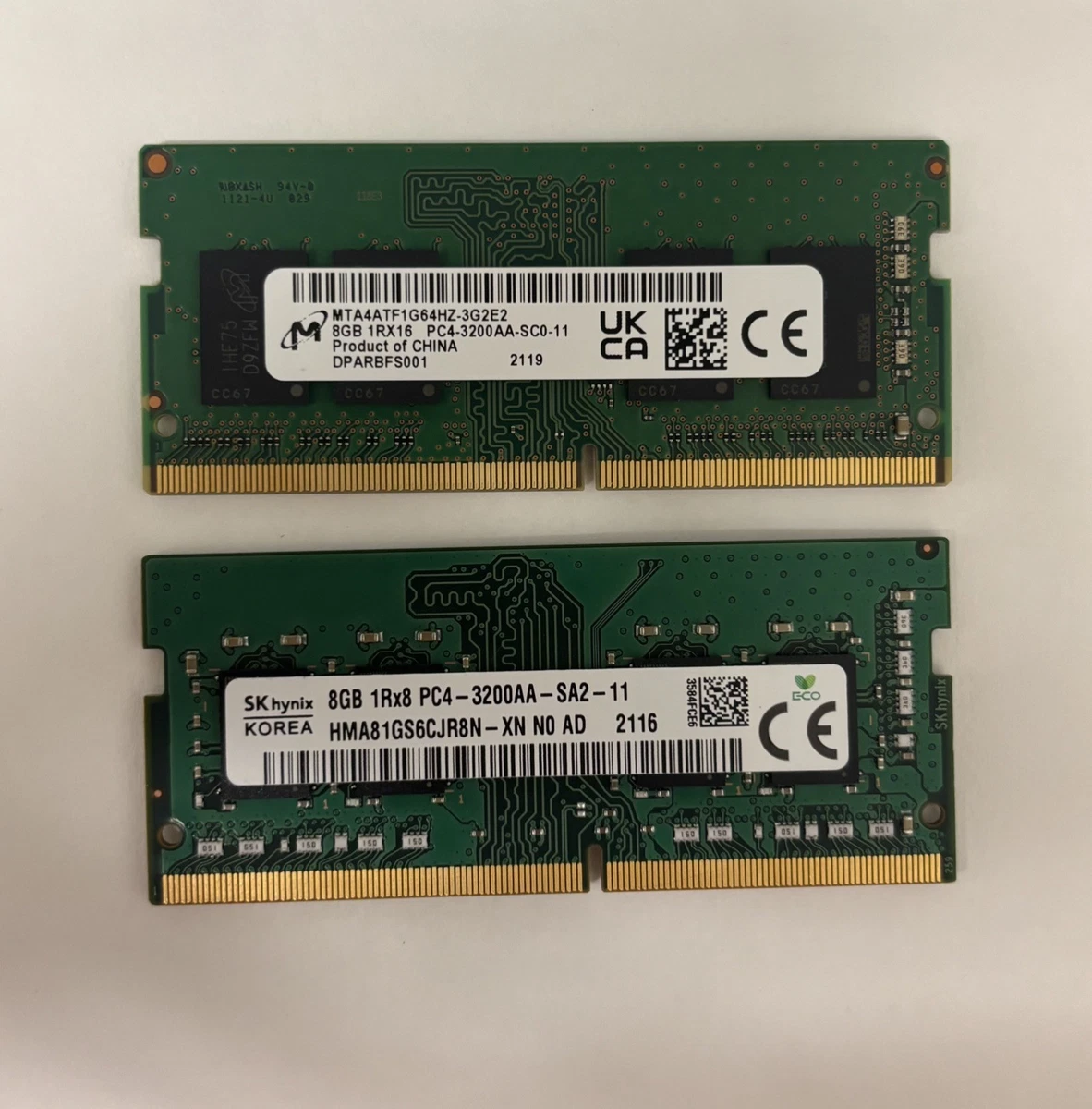 Micron DDR4 SDRAM 16 GB Total Capacity Memory (RAM) for sale | eBay