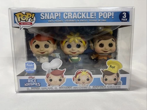 Funko Pop! Ad Icons Rice Krispies Snap! Crackle! Pop! 3 Pack JJ0313JW